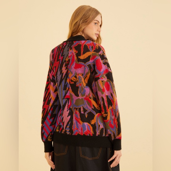 FARM Rio Multicolor Button-Up Cardigan - Picture 9 of 11